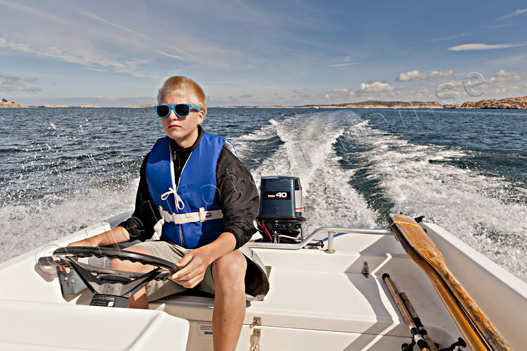 Bohusln, bt, hav, kommunikationer, kust, motorbt, sjfart, sommar, vatten, rstider