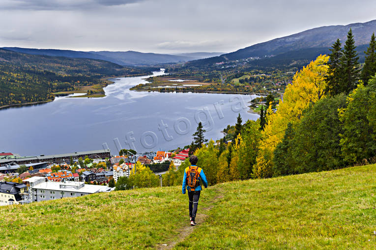 Promenad Åredalen friluftsliv, höst, Jämtland, Landskap, promenad, samhällen, sport, Åre, Åredalen, Åresjön