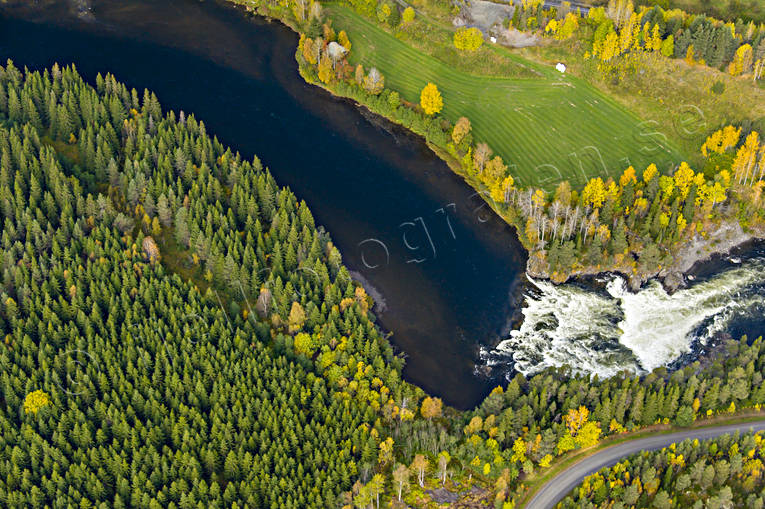 Prästfallet i Åreälven drönarbilder, drönarfoto, flygbild, flygbilder, Flygfoto, flygfoton, höst, Jämtland, Prästfallet, vattendrag, vattenfall, Åreälven, älvar
