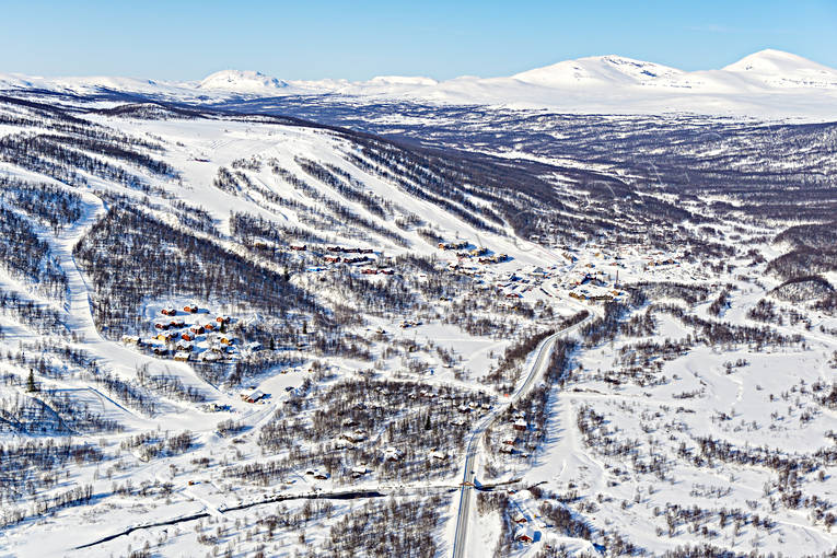 Ramundberget Skidanläggning anläggningar, drönarbilder, drönarfoto, flygbild, flygbilder, Flygfoto, flygfoton, Härjedalen, Ramundberget, skidanläggning, skidbackar, skidort, vinter