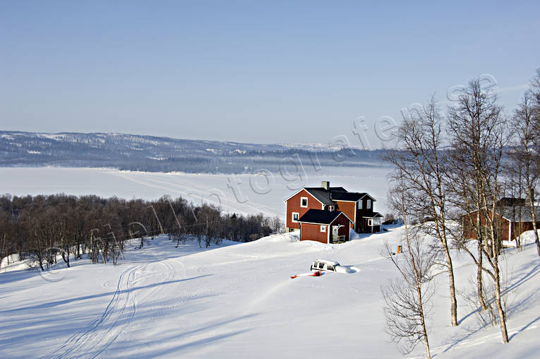 Raukasjö Fjällägenhet byggnader, fjällbostad, fjällägenhet, hus, Jämtland, Raukasjö, Raukasjön, vildmark, vinter, ödemark, ödsligt