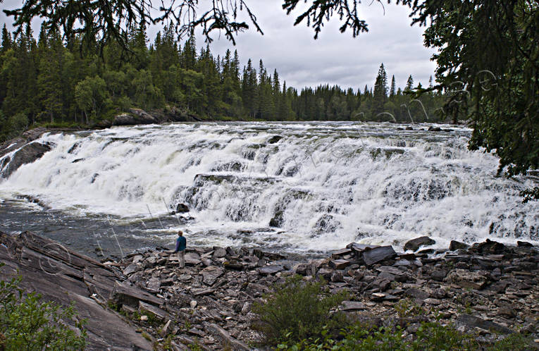 Rengsfallet Valsjöbyn Jämtland, Rengsfallet, Sevärdheter, Valsjöbyn, vattenfall