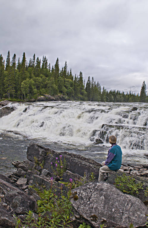 Rengsfallet Valsjöbyn Jämtland, Rengsfallet, Sevärdheter, Valsjöbyn, vattenfall