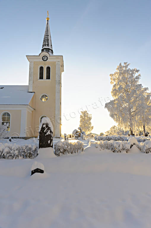 Revsunds kyrka byggnader, frostigt, julstämning, Jämtland, kallt, kyla, kyrka, kyrkor, motljus, Revsund, Revsunds, snö, stämning, stämningsbild, stämningsbilder, vinter, årstid, årstider