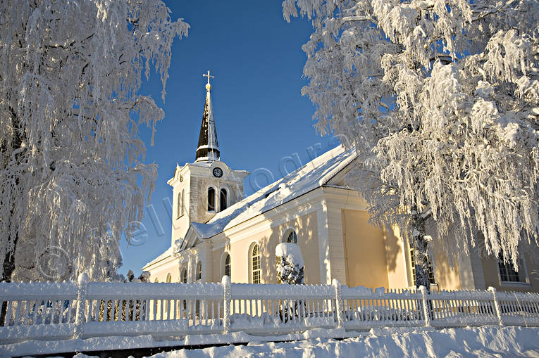 Revsunds kyrka byggnader, frostigt, julstämning, Jämtland, kallt, kyla, kyrka, kyrkor, Revsund, Revsunds, snö, stämning, stämningsbild, stämningsbilder, vinter, årstid, årstider