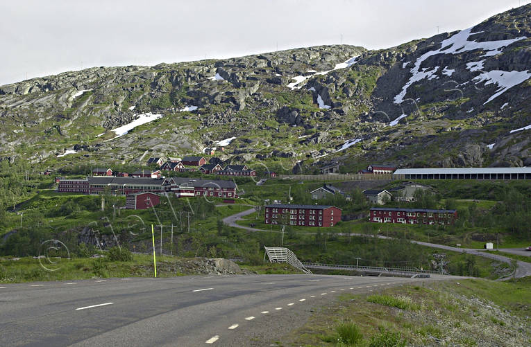 Landskap, lappland, Narviksvägen, Riksgränsen, sommar