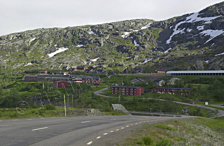 Riksgränsen Landskap, lappland, Narviksvägen, Riksgränsen, sommar