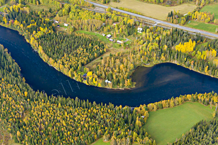 Ristafallet i Åreälven drönarbilder, drönarfoto, flygbild, flygbilder, Flygfoto, flygfoton, höst, Jämtland, Ristafallet, vattendrag, Åreälven, älvar