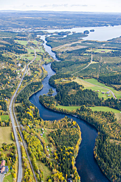 Ristafallet i Åreälven drönarbilder, drönarfoto, flygbild, flygbilder, Flygfoto, flygfoton, höst, Jämtland, Ristafallet, vattendrag, Åreälven, älvar