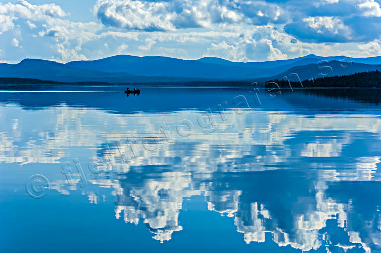 Roddbåt på Saggat båt, Landskap, lappland, roddbåt, Saggat, sommar