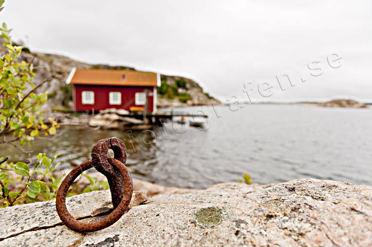 Bohusln, frtjning, hav, Landskap, natur, ring, rostig, sommar, stugor, rstider