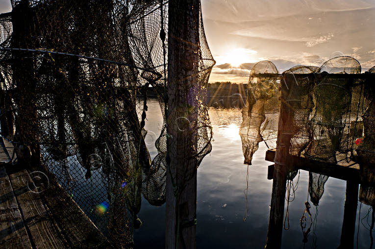 arbete, fiskeredskap, fngsredskap, hav, kust, nt, ryssjor, sommar, yrkesfiske