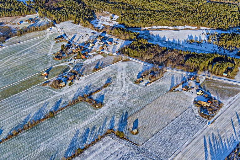 Räcksjön Orrviken byar, drönarbilder, drönarfoto, flygbild, flygbilder, Flygfoto, flygfoton, gårdar, höst, Jämtland, Landskap, Orrviken, Räcksjön