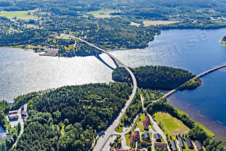 Sandöbron Flygfoto bro, broar, byggnationer, drönarbilder, drönarfoto, flygbild, flygbilder, Flygfoto, flygfoton, kommunikationer, land, Landskap, Sandöbron, sommar, Ångermanland