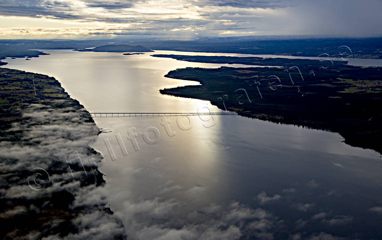 Sannsundet Sannsundsbron drönarbilder, drönarfoto, flygbild, flygbilder, Flygfoto, flygfoton, Hoverberg, höst, Jämtland, Landskap, sannsundet, Sannsundsbron