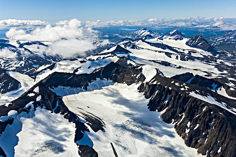 Sarektjåkkå, Sarek Nationalpark drönarbilder, drönarfoto, flygbild, flygbilder, Flygfoto, flygfoton, glaciär, Kaska Sarekjekna, Landskap, lappland, nationalpark, sarek, Sarektjåkkå, sommar