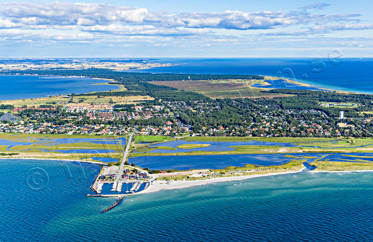 Skanör Falsterbo Flygfoto drönarbilder, drönarfoto, Falsterbo, fiskehamn, Flommen, flygbild, flygbilder, Flygfoto, flygfoton, Landskap, naturreservat, samhällen, Skanör, Skåne, småbåtshamn, sommar