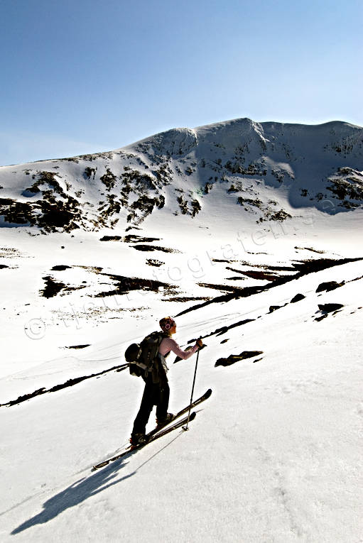 fjll, getryggen, haute route, randonnee, skidor, skidkare, skidkning, turkare, turkning, vinter, ventyr