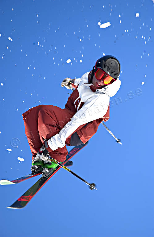 hopp, skidor, skidkning, sport, utfrskning, vinter