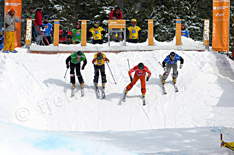 alpint, skicross, skidbacke, skidor, skidtvilng, skidkare, skidkning, skiercross, slalom, sport, tvling, utfrskning, vinter