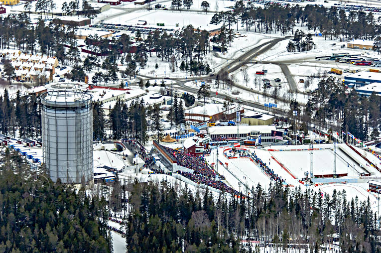 Arctura, drnarbilder, drnarfoto, flygbild, flygbilder, Flygfoto, flygfoton, Jmtland, skidskytte, Skidstadion, stder, tvlingsarena, vinter, VM 2008, stersund