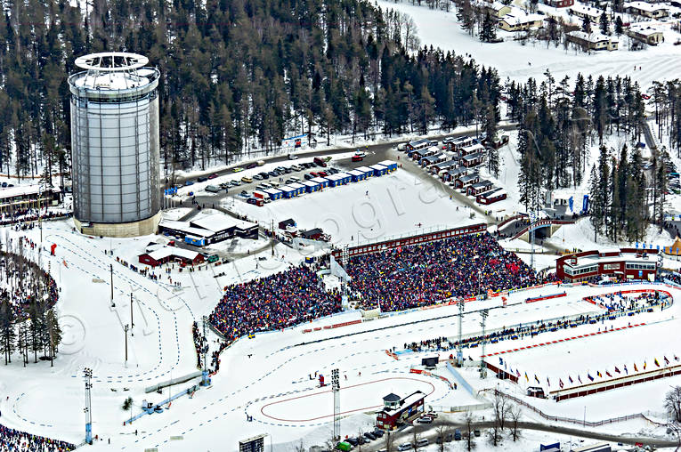 Arctura, drnarbilder, drnarfoto, flygbild, flygbilder, Flygfoto, flygfoton, Jmtland, skidskytte, Skidstadion, stder, tvlingsarena, vinter, VM 2008, stersund