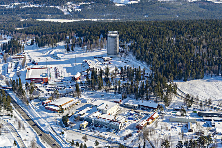 Arctura, drnarbilder, drnarfoto, flygbild, flygbilder, Flygfoto, flygfoton, Jmtland, Skidstadion, stder, termos, vinter, stersund
