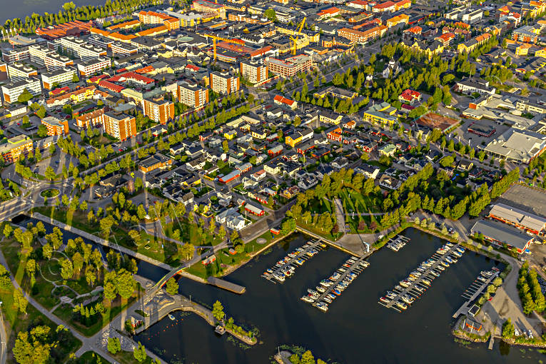 Småbåtshamn Nördfjärden Piteå drönarbilder, drönarfoto, flygbild, flygbilder, Flygfoto, flygfoton, gästhamn, Landskap, Norrbotten, Nördfjärden, Piteå, samhällen, småbåtshamn, sommar