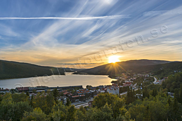 Jmtland, Landskap, natur, samhllen, sj, solnedgng, sommar, utsikt, re, redalen, resjn
