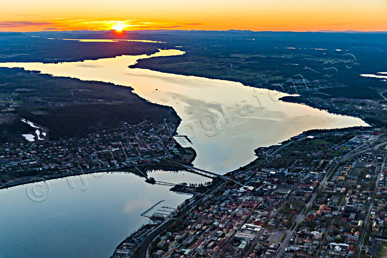 centrum, drnarbild, drnarbilder, drnarfoto, flygbild, flygbilder, Flygfoto, flygfoton, Frsn, Jmtland, kvll, solnedgng, sommar, stder, vr, ssjn, stersund