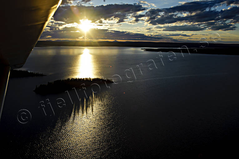 Solnedgång över Ånnsjön drönarbilder, drönarfoto, flygbild, flygbilder, Flygfoto, flygfoton, Jämtland, kväll, kvällsljus, Landskap, skymning, solnedgång, sommar, Ånnsjön