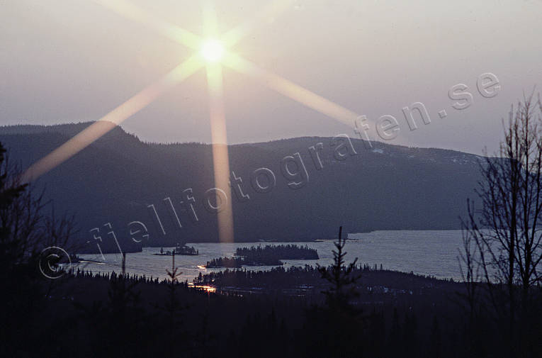 Jmtland, Landskap, sol, solnedgng, solstrlar, soluppgng, Strms Vattudal, vr