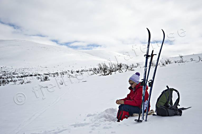 apelsin, nationalpark, nationalparker, rast, rasta, skidkare, skidkning, Sododalen, Sonfjllet, turkning, vila, vilar, vinter, ventyr