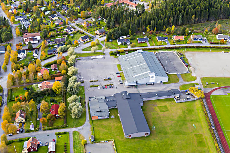 Sporthallen Brunflo anläggningar, Brunflo, drönarbilder, drönarfoto, flygbild, flygbilder, Flygfoto, flygfoton, Jämtland, samhällen, sporthallen