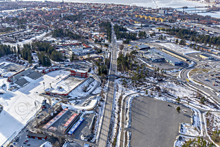 Arctura, drnarbilder, drnarfoto, flygbild, flygbilder, Flygfoto, flygfoton, Jmtland, Skidstadion, Stadsdel Norr, stder, vinter, stersund