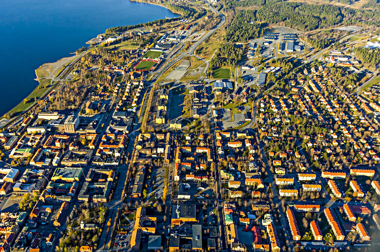 Stadsdel Norr Östersund Flygfoto drönarbilder, drönarfoto, flygbild, flygbilder, Flygfoto, flygfoton, höst, i5, Jämtland, Stadsdel Norr, städer, Östersund