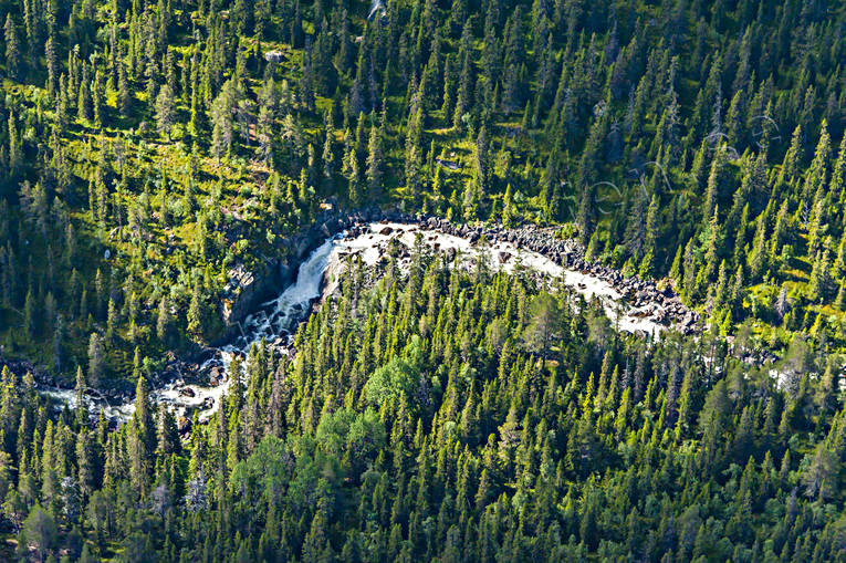 Storfallet i Storån drönarbilder, drönarfoto, flygbild, flygbilder, Flygfoto, flygfoton, Jämtland, sommar, Storån, älvar