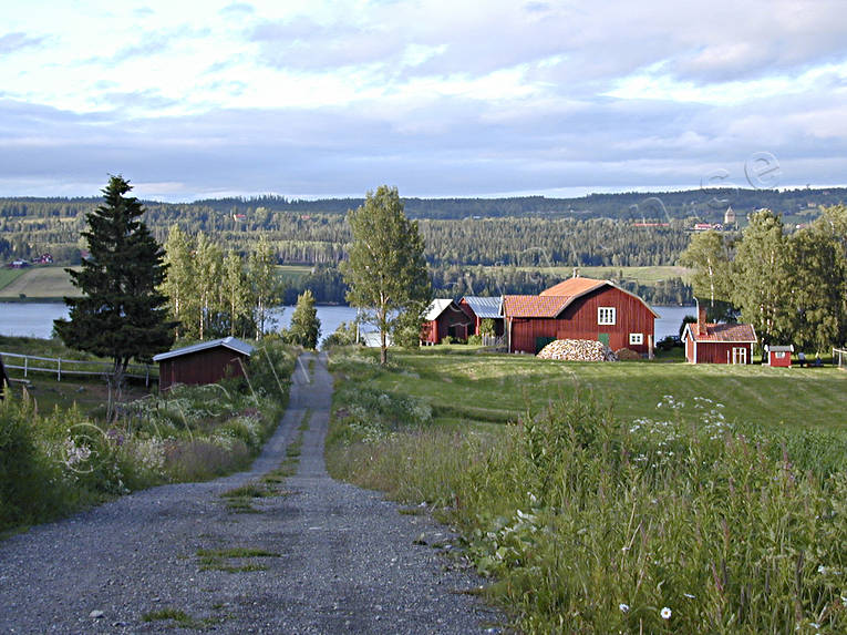 Storsjöbygden i Jämtland Brunflo, Brunfloviken, Jämtland, Landskap, lantgård, sommar, Storsjöbygden, Storsjön