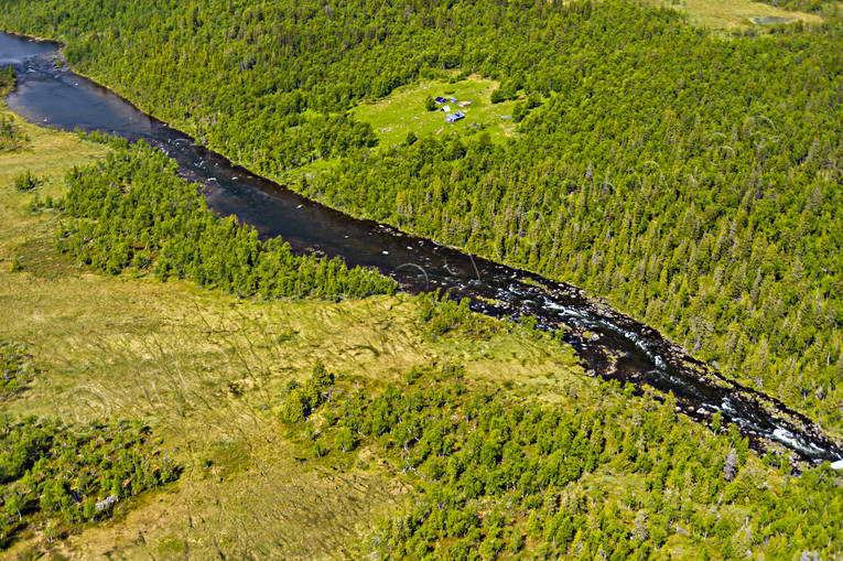 Storån vid Hosjöbodarna drönarbilder, drönarfoto, flygbild, flygbilder, Flygfoto, flygfoton, Hosjöbodarna, Jämtland, sommar, Storån, älvar