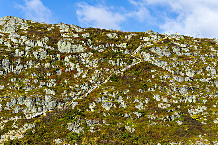 Svartberget Åre anläggningar, berg, brant, höst, Jämtland, Landskap, slingrar, sten, Svartberget, trappor