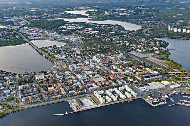 Svartön Luleå Flygfoto drönarbilder, drönarfoto, flygbild, flygbilder, Flygfoto, flygfoton, Luleå, Norrbotten, sommar, städer, Södra hamnen