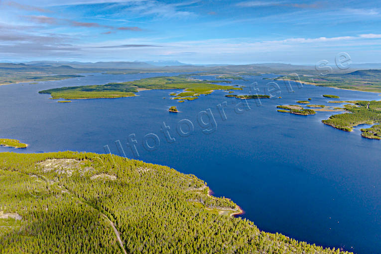 Svegssjön Flygfoto drönarbilder, drönarfoto, flygbild, flygbilder, Flygfoto, flygfoton, Härjedalen, konstgjord, kraftverksmagasin, Landskap, sjö, sommar, Svegssjön