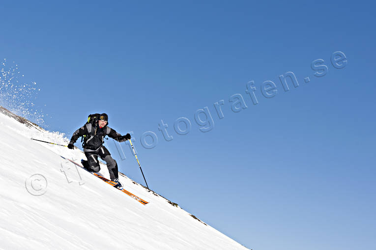 Telemark offpist fritid, getryggen, offpist, randonnee, skidåkare, skidåkning, sport, Storulvån, telemark, utförsåkning, vinter, äventyr