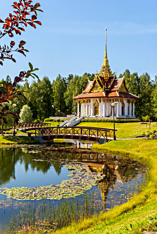 anlggningar, byggnader, Chulalongkorn, Chulalongkorns, Jmtland, jmtlandsbilder, Kung Chulalongkorn, paviljong, paviljongen, sevrdhet, Sevrdheter, sommar, tempel, Thailndska, Thaipaviljongen, Utanede