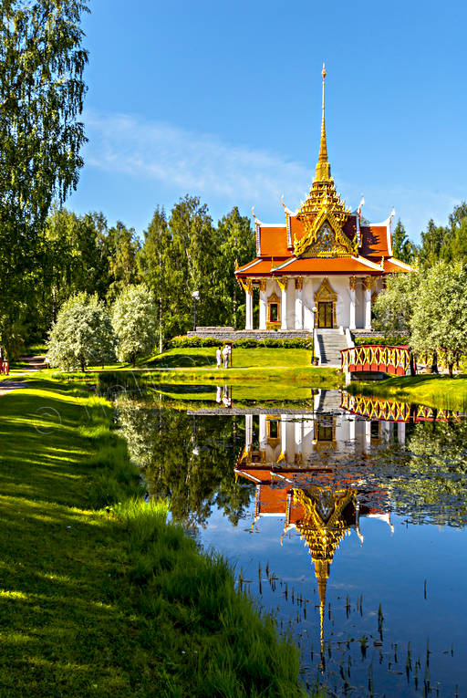 anlggningar, byggnader, Chulalongkorn, Chulalongkorns, Jmtland, jmtlandsbilder, Kung Chulalongkorn, paviljong, paviljongen, sevrdhet, Sevrdheter, sommar, tempel, Thailndska, Thaipaviljongen, Utanede