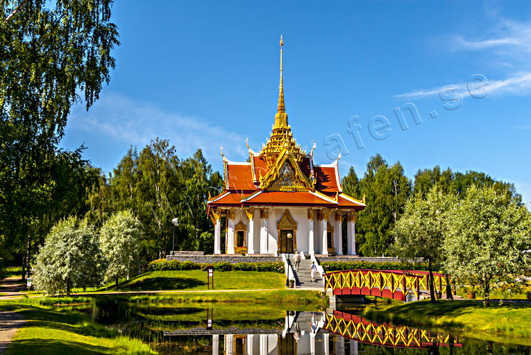 anlggningar, byggnader, Chulalongkorn, Chulalongkorns, Jmtland, jmtlandsbilder, Kung Chulalongkorn, paviljong, paviljongen, sevrdhet, Sevrdheter, sommar, tempel, Thailndska, Thaipaviljongen, Utanede