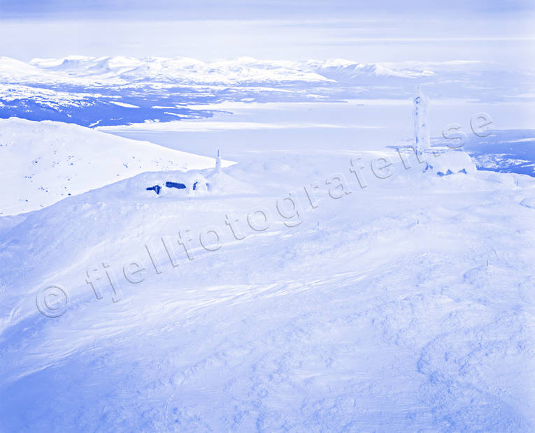 Toppen av Åreskutan drönarbilder, drönarfoto, fjäll, flygbild, flygbilder, Flygfoto, flygfoton, Jämtland, Landskap, toppen, vinter, Åreskutan