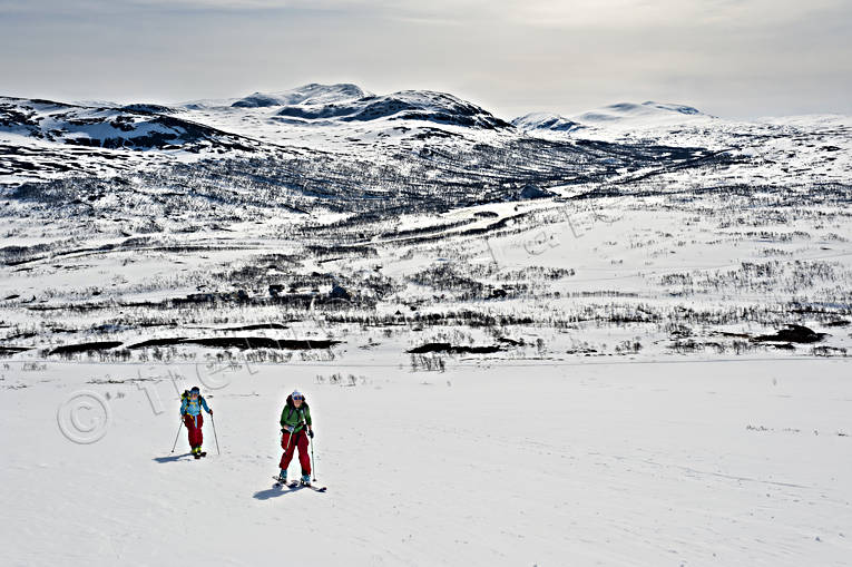 fjll, getryggen, Jmtland, Landskap, randonnee, skidkare, skidkning, sport, Storulvn, turkning, vinter, ventyr