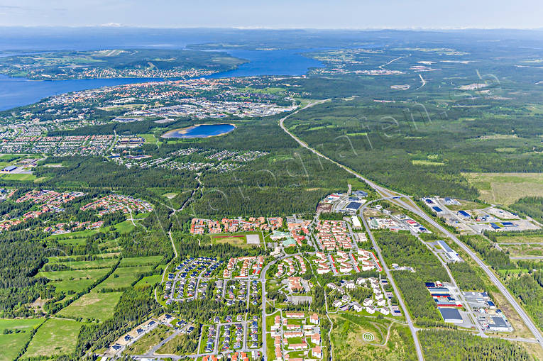 drnarbilder, drnarfoto, flygbild, flygbilder, Flygfoto, flygfoton, Jmtland, Lillsjn, Odensala, sommar, stder, Torvalla, stersund