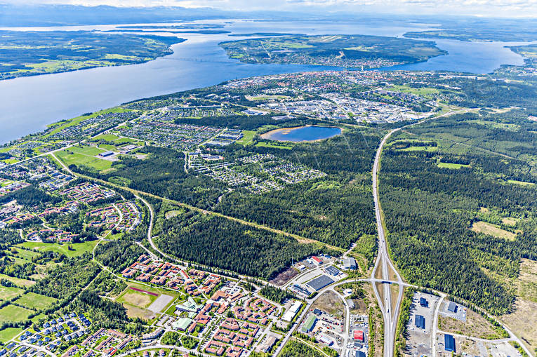 Torvalla Östersund Flygfoto drönarbilder, drönarfoto, flygbild, flygbilder, Flygfoto, flygfoton, Jämtland, Lillsjön, städer, Torvalla, Östersund